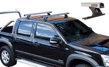 Rhino heavy duty roof rack Holden colorado